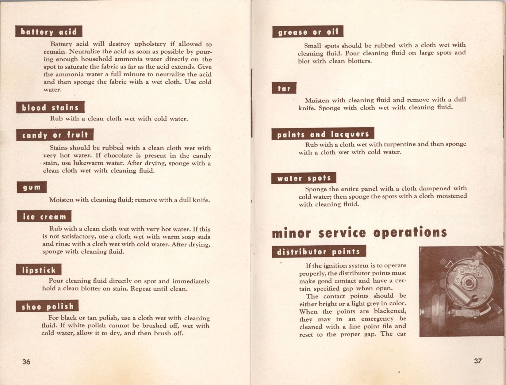 1948 Packard Owners Manual Page 20